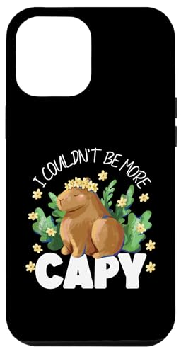 Capybara: Ich könnte nicht mehr Capy sein Hülle für iPhone 12 Pro Max Capybara: Ich könnte nicht mehr Capy sein Hülle für iPhone 12 Pro Max von Capybara Rodent Cute Animal Designs