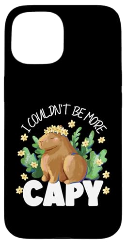 Capybara: Ich könnte nicht mehr Capy sein Hülle für iPhone 15 Capybara: Ich könnte nicht mehr Capy sein Hülle für iPhone 15 von Capybara Rodent Cute Animal Designs