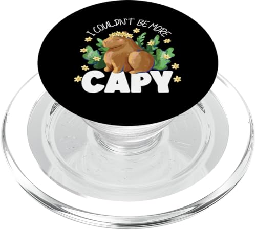 Capybara: Ich könnte nicht mehr Capy sein PopSockets PopGrip für MagSafe Capybara: Ich könnte nicht mehr Capy sein PopSockets PopGrip für MagSafe von Capybara Rodent Cute Animal Designs