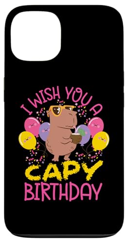Capybara: Ich wünsche dir einen Capy-Geburtstag Hülle für iPhone 13 Capybara: Ich wünsche dir einen Capy-Geburtstag Hülle für iPhone 13 von Capybara Rodent Cute Animal Designs