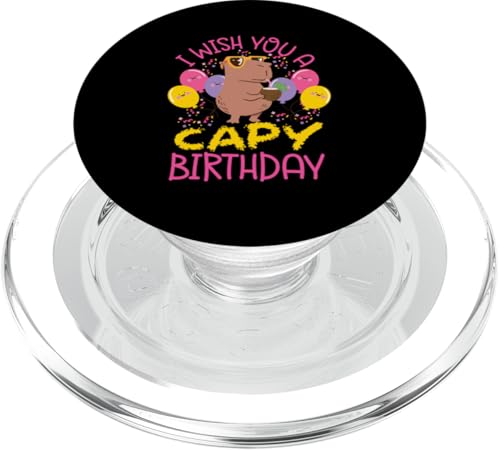 Capybara: Ich wünsche dir einen Capy-Geburtstag PopSockets PopGrip für MagSafe Capybara: Ich wünsche dir einen Capy-Geburtstag PopSockets PopGrip für MagSafe von Capybara Rodent Cute Animal Designs