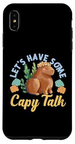 Capybara: Lass uns etwas Capy Talk führen Hülle für iPhone XS Max Capybara: Lass uns etwas Capy Talk führen Hülle für iPhone XS Max von Capybara Rodent Cute Animal Designs