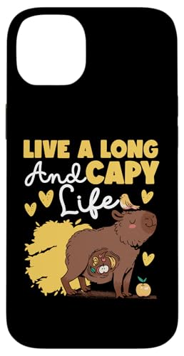 Capybara: Lebe ein langes und Capy-Leben Hülle für iPhone 14 Plus Capybara: Lebe ein langes und Capy-Leben Hülle für iPhone 14 Plus von Capybara Rodent Cute Animal Designs