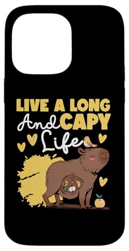 Capybara: Lebe ein langes und Capy-Leben Hülle für iPhone 14 Pro Max Capybara: Lebe ein langes und Capy-Leben Hülle für iPhone 14 Pro Max von Capybara Rodent Cute Animal Designs