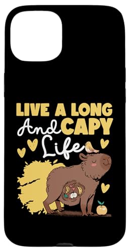 Capybara: Lebe ein langes und Capy-Leben Hülle für iPhone 15 Plus Capybara: Lebe ein langes und Capy-Leben Hülle für iPhone 15 Plus von Capybara Rodent Cute Animal Designs