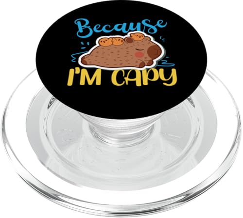 Capybara: Weil ich Capy bin PopSockets PopGrip für MagSafe Capybara: Weil ich Capy bin PopSockets PopGrip für MagSafe von Capybara Rodent Cute Animal Designs