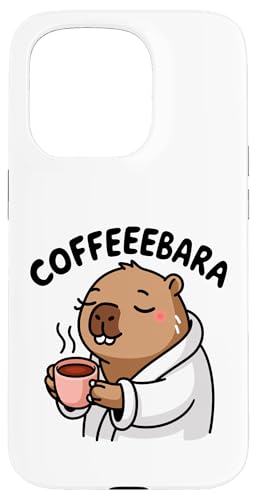 Capybara Coffee Coffeebara Tierliebhaber Zoo Jungen Mädchen Hülle für iPhone 15 Pro Capybara Coffee Coffeebara Tierliebhaber Zoo Jungen Mädchen Hülle für iPhone 15 Pro von CapybaraAxis1