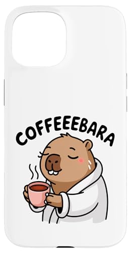 Capybara Coffee Coffeebara Tierliebhaber Zoo Jungen Mädchen Hülle für iPhone 15 Capybara Coffee Coffeebara Tierliebhaber Zoo Jungen Mädchen Hülle für iPhone 15 von CapybaraAxis1