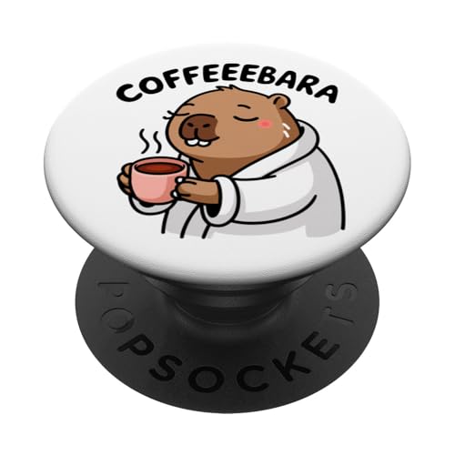 Capybara Coffee Coffeebara Tierliebhaber Zoo Jungen Mädchen PopSockets Klebender PopGrip Capybara Coffee Coffeebara Tierliebhaber Zoo Jungen Mädchen PopSockets Klebender PopGrip von CapybaraAxis1