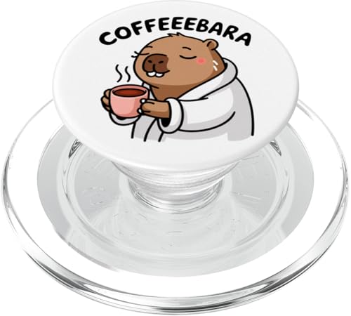 Capybara Coffee Coffeebara Tierliebhaber Zoo Jungen Mädchen PopSockets PopGrip für MagSafe Capybara Coffee Coffeebara Tierliebhaber Zoo Jungen Mädchen PopSockets PopGrip für MagSafe von CapybaraAxis1