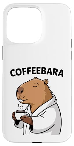 Capybara Coffeebara Kaffee Tierliebhaber Zoo Jungen Mädchen Hülle für iPhone 15 Pro Max Capybara Coffeebara Kaffee Tierliebhaber Zoo Jungen Mädchen Hülle für iPhone 15 Pro Max von CapybaraAxis1