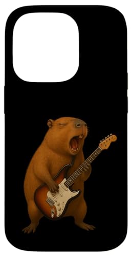Capybara E-Gitarre Musikliebhaber Gitarristen Jungen Mädchen Hülle für iPhone 14 Pro Capybara E-Gitarre Musikliebhaber Gitarristen Jungen Mädchen Hülle für iPhone 14 Pro von CapybaraAxis1