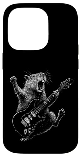 Capybara E-Gitarre Musikliebhaber Gitarristen Konzert Hülle für iPhone 14 Pro Capybara E-Gitarre Musikliebhaber Gitarristen Konzert Hülle für iPhone 14 Pro von CapybaraAxis1