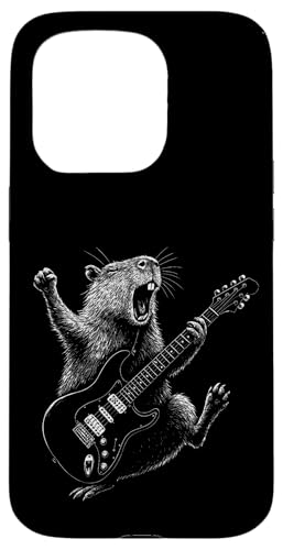 Capybara E-Gitarre Musikliebhaber Gitarristen Konzert Hülle für iPhone 15 Pro Capybara E-Gitarre Musikliebhaber Gitarristen Konzert Hülle für iPhone 15 Pro von CapybaraAxis1