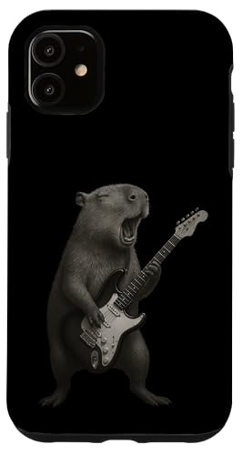 Capybara E-Gitarrist, Musikliebhaber, Jungen und Mädchen Hülle für iPhone 11 Capybara E-Gitarrist, Musikliebhaber, Jungen und Mädchen Hülle für iPhone 11 von CapybaraAxis1