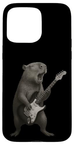 Capybara E-Gitarrist, Musikliebhaber, Jungen und Mädchen Hülle für iPhone 15 Pro Max Capybara E-Gitarrist, Musikliebhaber, Jungen und Mädchen Hülle für iPhone 15 Pro Max von CapybaraAxis1