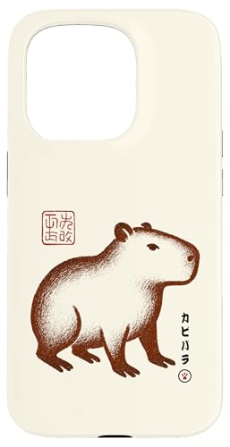 Capybara Japan Tierliebhaber Zoo Japanischer Kanji Jungen Mädchen Hülle für iPhone 15 Pro Capybara Japan Tierliebhaber Zoo Japanischer Kanji Jungen Mädchen Hülle für iPhone 15 Pro von CapybaraAxis1