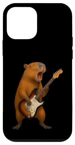 Capybara Music Lover E-Gitarre für Jungen und Mädchen Hülle für iPhone 12 mini Capybara Music Lover E-Gitarre für Jungen und Mädchen Hülle für iPhone 12 mini von CapybaraAxis1