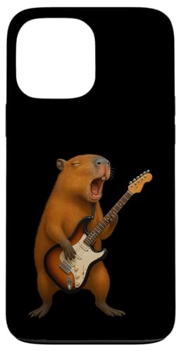 Capybara Music Lover E-Gitarre für Jungen und Mädchen Hülle für iPhone 13 Pro Max Capybara Music Lover E-Gitarre für Jungen und Mädchen Hülle für iPhone 13 Pro Max von CapybaraAxis1