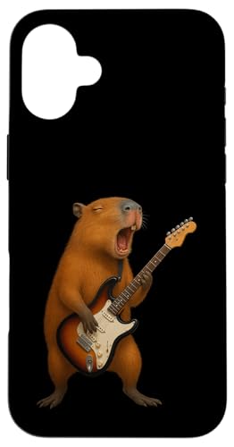 Capybara Music Lover E-Gitarre für Jungen und Mädchen Hülle für iPhone 16 Plus Capybara Music Lover E-Gitarre für Jungen und Mädchen Hülle für iPhone 16 Plus von CapybaraAxis1