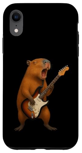 Capybara Music Lover E-Gitarre für Jungen und Mädchen Hülle für iPhone XR Capybara Music Lover E-Gitarre für Jungen und Mädchen Hülle für iPhone XR von CapybaraAxis1