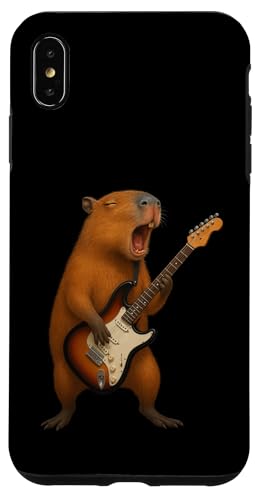 Capybara Music Lover E-Gitarre für Jungen und Mädchen Hülle für iPhone XS Max Capybara Music Lover E-Gitarre für Jungen und Mädchen Hülle für iPhone XS Max von CapybaraAxis1