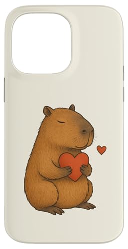 Capybara Valentinstag Herz Tierliebhaber Zoo Jungen Mädchen Hülle für iPhone 14 Pro Max Capybara Valentinstag Herz Tierliebhaber Zoo Jungen Mädchen Hülle für iPhone 14 Pro Max von CapybaraAxis1