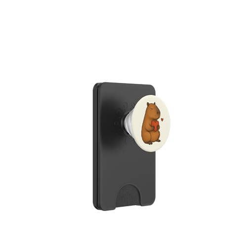 Capybara Valentinstag Herz Tierliebhaber Zoo Jungen Mädchen PopSockets PopWallet für MagSafe Capybara Valentinstag Herz Tierliebhaber Zoo Jungen Mädchen PopSockets PopWallet für MagSafe von CapybaraAxis1