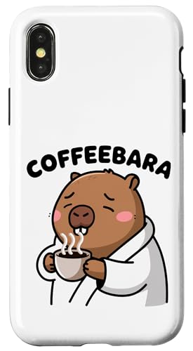Lustige Capybara Kaffee Coffeebara Tierliebhaber Zoo Jungen Mädchen Hülle für iPhone X/XS Lustige Capybara Kaffee Coffeebara Tierliebhaber Zoo Jungen Mädchen Hülle für iPhone X/XS von CapybaraAxis1