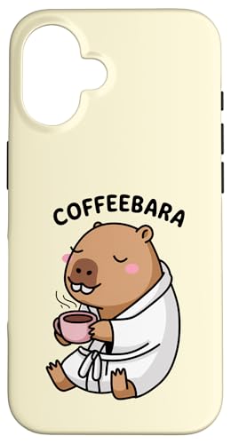 Lustige Capybara Tierliebhaber Coffeebara Kaffee Zoo Jungen Mädchen Hülle für iPhone 16 Lustige Capybara Tierliebhaber Coffeebara Kaffee Zoo Jungen Mädchen Hülle für iPhone 16 von CapybaraAxis1