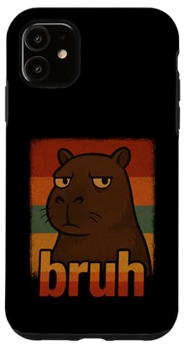 Lustiger Bruh Capybara Vintage Retro Zoo Day Jungen Mädchen Kinder Hülle für iPhone 11 Lustiger Bruh Capybara Vintage Retro Zoo Day Jungen Mädchen Kinder Hülle für iPhone 11 von CapybaraAxis1