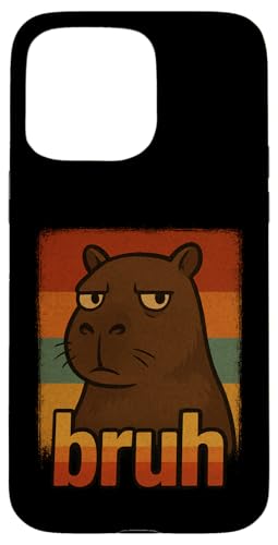 Lustiger Bruh Capybara Vintage Retro Zoo Day Jungen Mädchen Kinder Hülle für iPhone 15 Pro Max Lustiger Bruh Capybara Vintage Retro Zoo Day Jungen Mädchen Kinder Hülle für iPhone 15 Pro Max von CapybaraAxis1