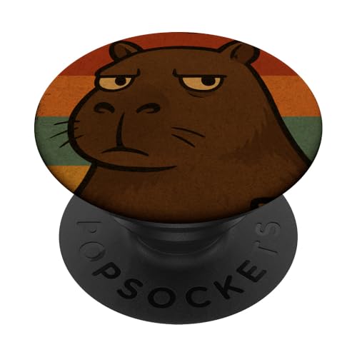 Lustiger Bruh Capybara Vintage Retro Zoo Day Jungen Mädchen Kinder PopSockets Klebender PopGrip Lustiger Bruh Capybara Vintage Retro Zoo Day Jungen Mädchen Kinder PopSockets Klebender PopGrip von CapybaraAxis1