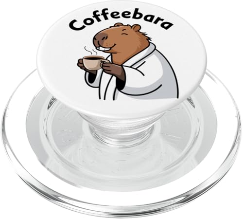 Lustiger Capybara-Coffeebara-Kaffee, Tierliebhaber, Zoo, Jungen und Mädchen PopSockets PopGrip für MagSafe Lustiger Capybara-Coffeebara-Kaffee, Tierliebhaber, Zoo, Jungen und Mädchen PopSockets PopGrip für MagSafe von CapybaraAxis1