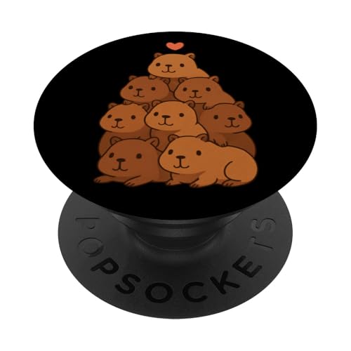 Niedlicher Capybara-Tierliebhaber, Kawaii-Zoo-Tag, Jungen, Mädchen, Kinder PopSockets Klebender PopGrip Niedlicher Capybara-Tierliebhaber, Kawaii-Zoo-Tag, Jungen, Mädchen, Kinder PopSockets Klebender PopGrip von CapybaraAxis1