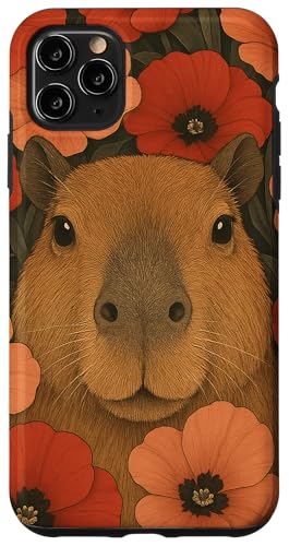 Süße Capybara Blumen Cottagecore Jungen Mädchen Kinder Hülle für iPhone 11 Pro Max Süße Capybara Blumen Cottagecore Jungen Mädchen Kinder Hülle für iPhone 11 Pro Max von CapybaraAxis1