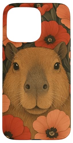 Süße Capybara Blumen Cottagecore Jungen Mädchen Kinder Hülle für iPhone 15 Pro Max Süße Capybara Blumen Cottagecore Jungen Mädchen Kinder Hülle für iPhone 15 Pro Max von CapybaraAxis1