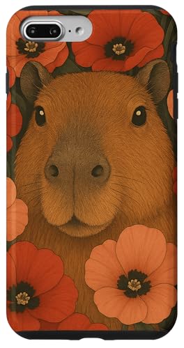 Süße Capybara Cottagecore Blumen Blumen Jungen Mädchen Kinder Hülle für iPhone 7 Plus/8 Plus Süße Capybara Cottagecore Blumen Blumen Jungen Mädchen Kinder Hülle für iPhone 7 Plus/8 Plus von CapybaraAxis1