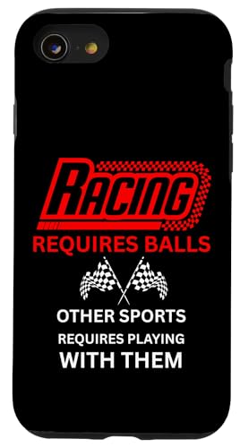 Für Rennen sind Bälle erforderlich, Speed Track Events, Car Club Hülle für iPhone SE (2020) / 7 / 8 von Car Guy Racing Requires Balls Speed Track Events