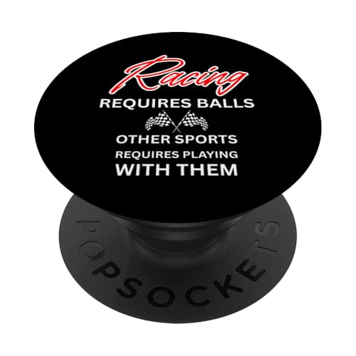 Für Rennen sind Bälle erforderlich, Speed Track Events, Car Club PopSockets Klebender PopGrip von Car Guy Racing Requires Balls Speed Track Events