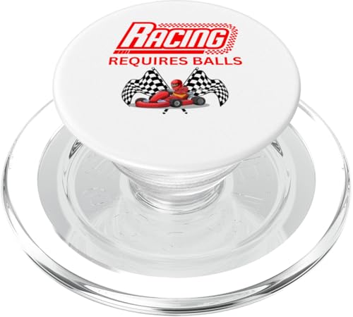 Kart-Rennen erfordert Bälle Speed Track Events Car Club PopSockets PopGrip für MagSafe von Car Guy Racing Requires Balls Speed Track Events