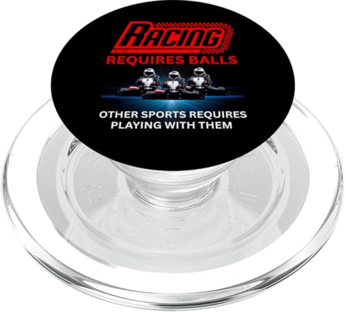 Kart-Rennen erfordert Bälle Speed Track Events PopSockets PopGrip für MagSafe von Car Guy Racing Requires Balls Speed Track Events