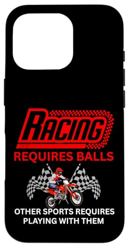 Motorradrennen erfordert Bälle Speed Track Events Hülle für iPhone 16 Pro Motorradrennen erfordert Bälle Speed Track Events Hülle für iPhone 16 Pro von Car Guy Racing Requires Balls Speed Track Events