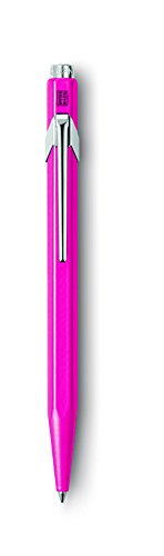 CARAN d'ACHE - Kugelschreiber 849 aus Metall - Fluo Rosa, 1 Stück (1er Pack) von Caran d'Ache