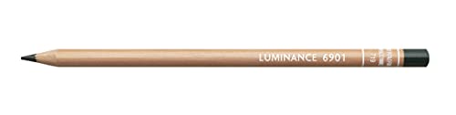 Caran D'ache Luminance Colour Pencil Artist Farbstifte Bleistift/ 3 Stück/Pack - Farbe: 719 Dark Phtalocyanine Green (6901.719) von Caran d'Ache