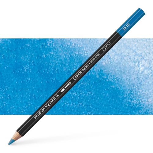 Caran d'Ache : Museum Aquarelle Pencil : Genuine Cobalt Blue von Caran d'Ache