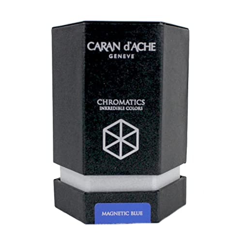 Caran d´Ache 8011.149 Tinten und Refills Tintenfass Magnetic 50 ml Blau von Caran d'Ache