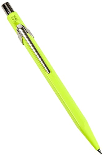 Caran d'Ache 844.47 d'Ache Metal-Minenhalter 0,7 mm, Fluo Gelb, 1 Stück (1er Pack) von Caran d'Ache