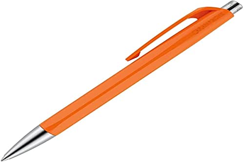 Caran d'Ache 888.030 Druckkugelschreiber INFINITE, Orange, 1 Stück (1er Pack) von Caran d'Ache