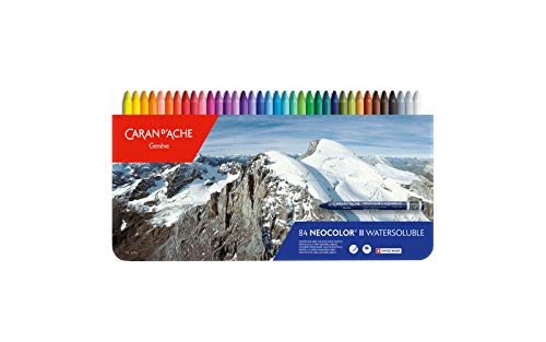 Caran d’Ache D'ache Neocolor II Kreidestifte (84 Stück), Multi, Einheitsgröße, 7500.384 von Caran d'Ache